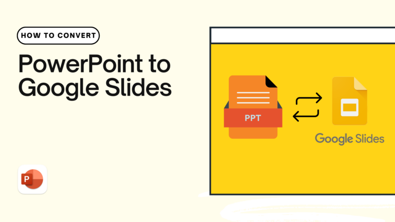 Convert PowerPoint to Google Slides