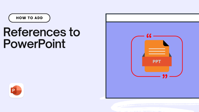 How to add citation to PPT