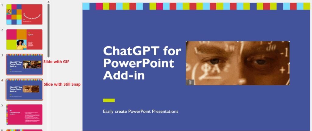 Duplicate PPT slide