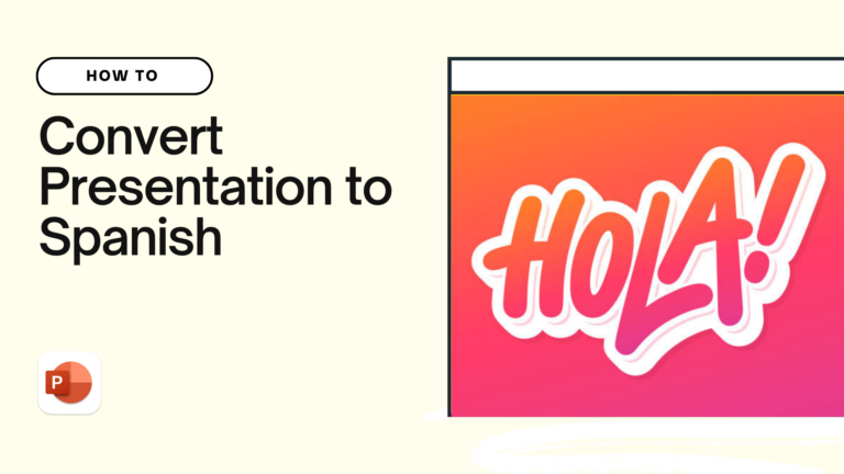Translate PPT to Spanish