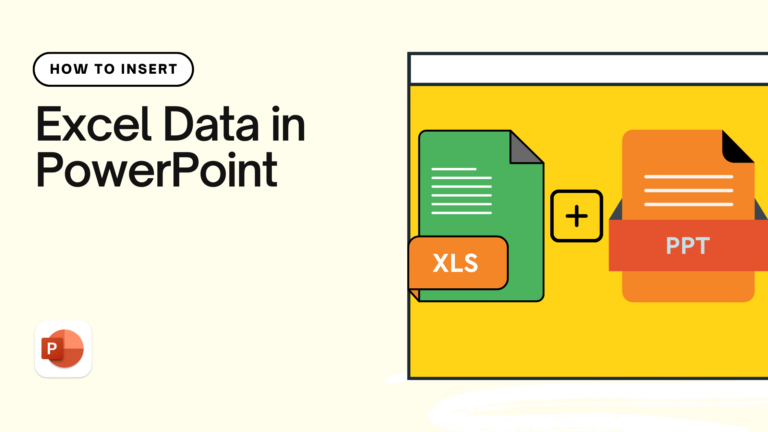 add excel data to presentation