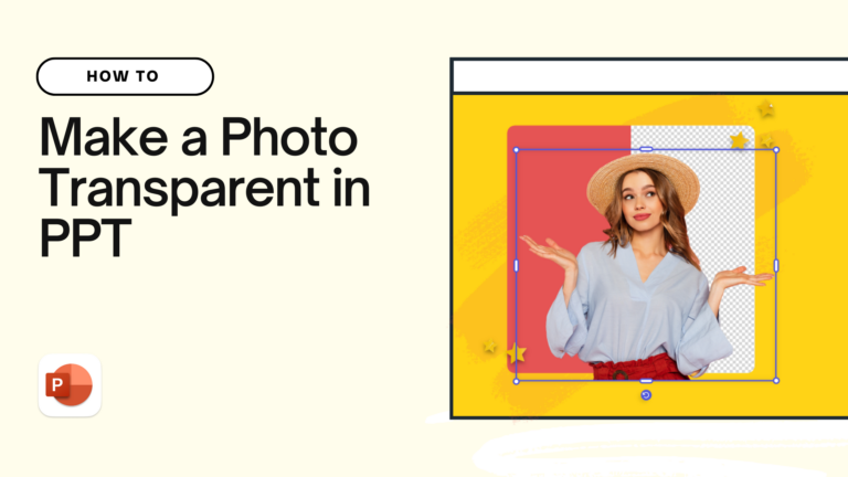 make an image transparent in PPT