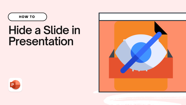 how to hide a slide in PPT
