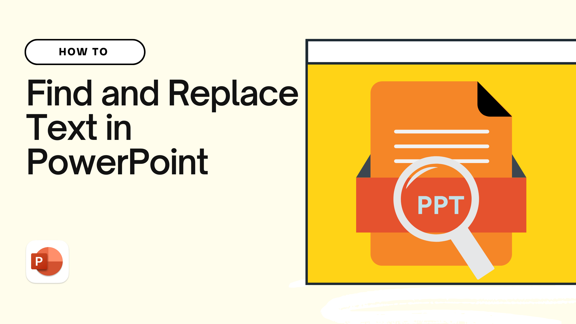 find and replace text in presentation