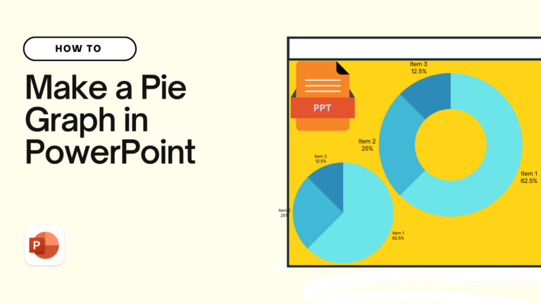 make pie graph in PowerPoint