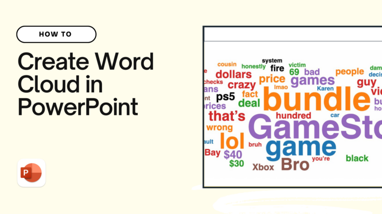 word cloud in PowerPoint