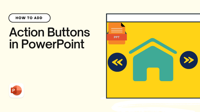 add action button in PPT