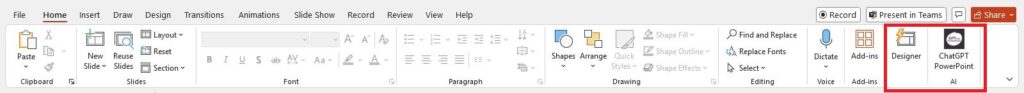 available add ins for PowerPoint