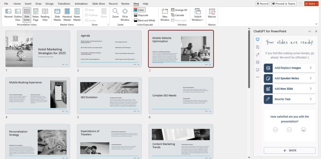 PPT made with AI