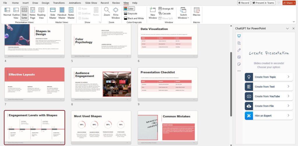 PPT made with AI Twistly