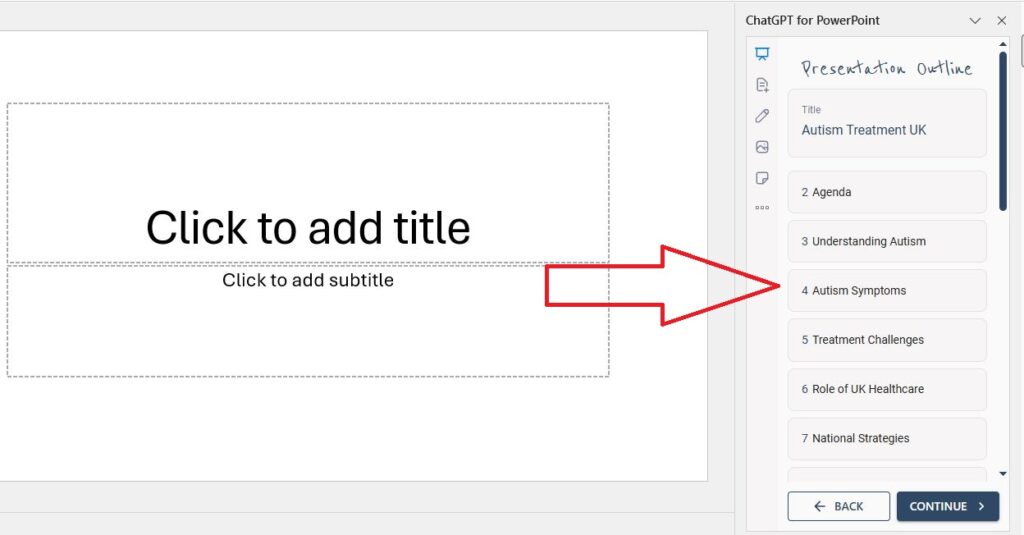 review the Twistly outline
