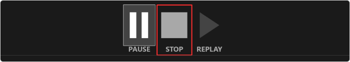 stop recording PPT