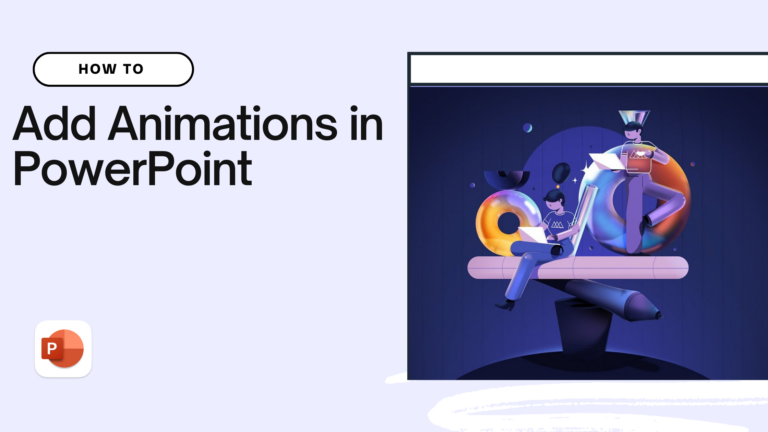 add animations in PowerPoint