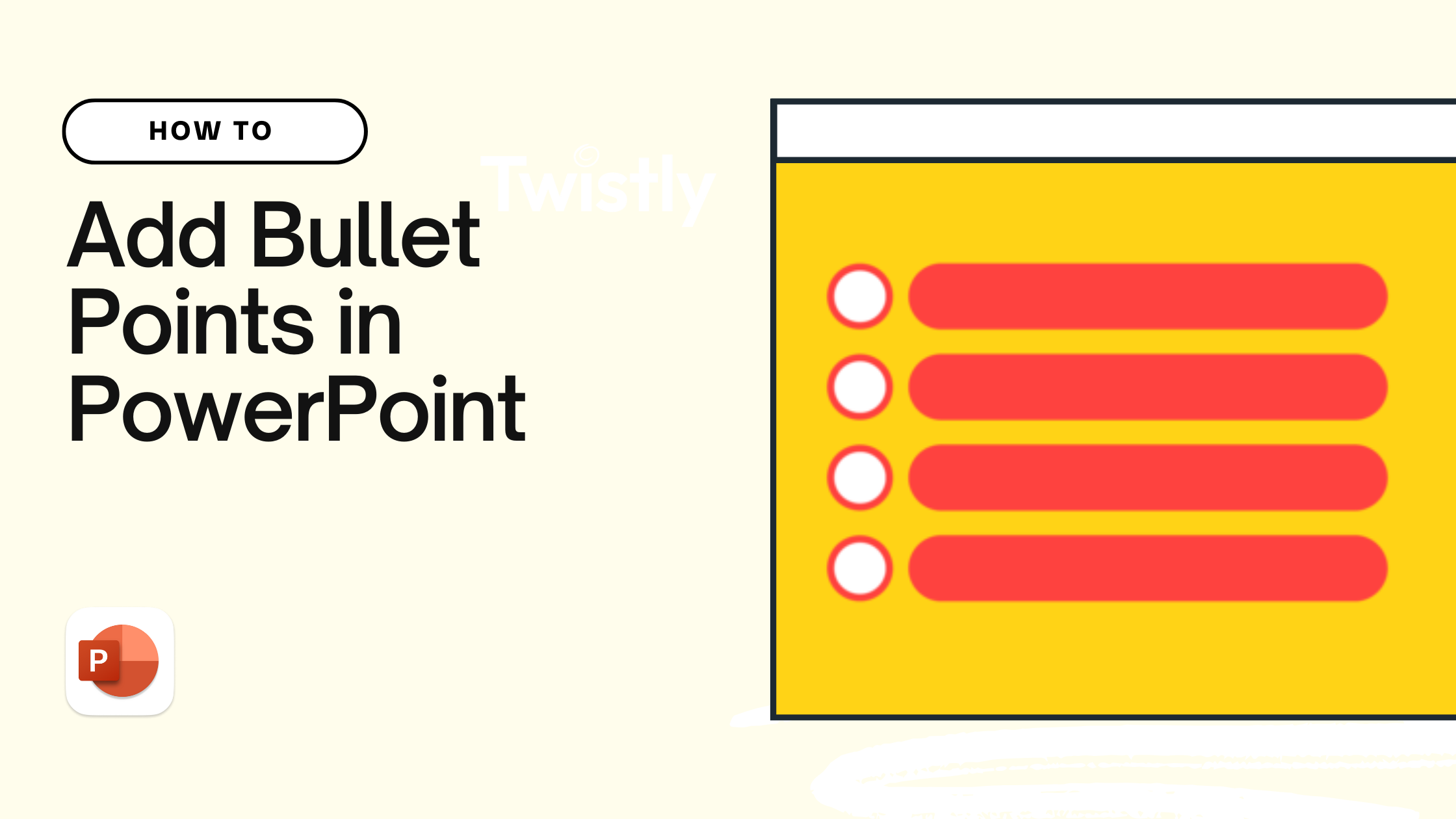 bullet points