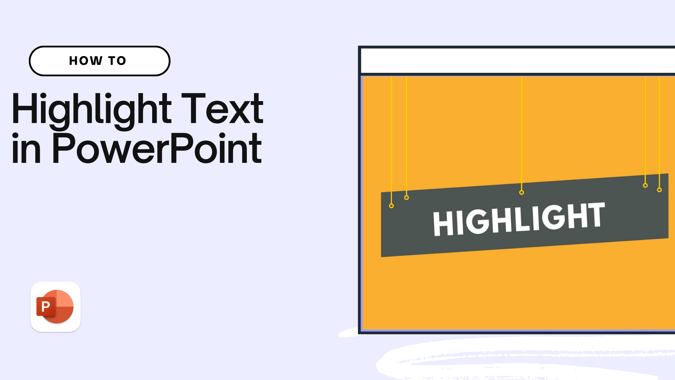 Highlight text in PPT slides