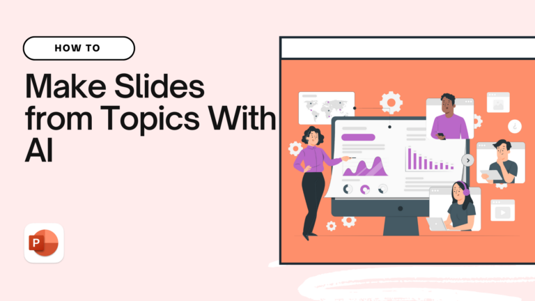 make slides from topics