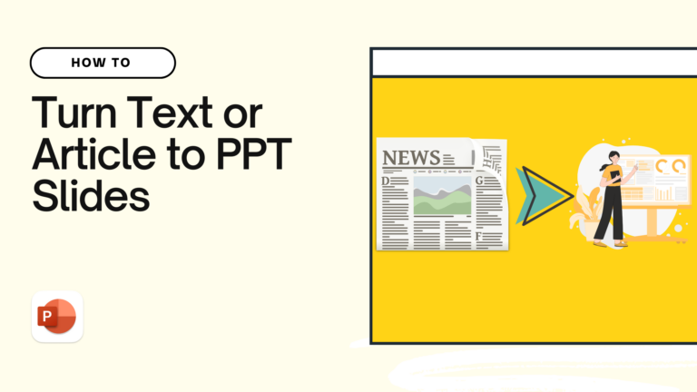 Turn blog to PPT slides