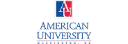 american university logo
