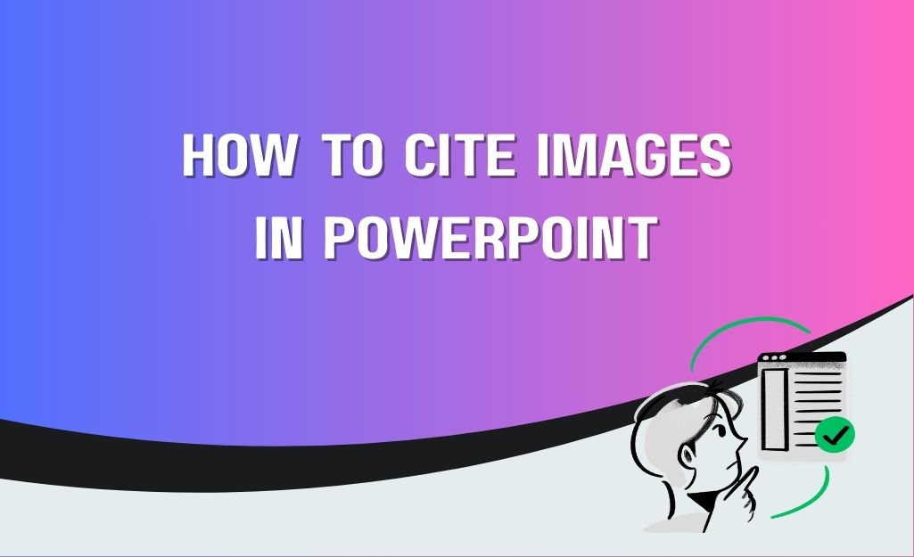 how to cite images in powerpoint graphic