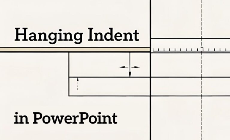 how to create a hanging indent in powerpoint