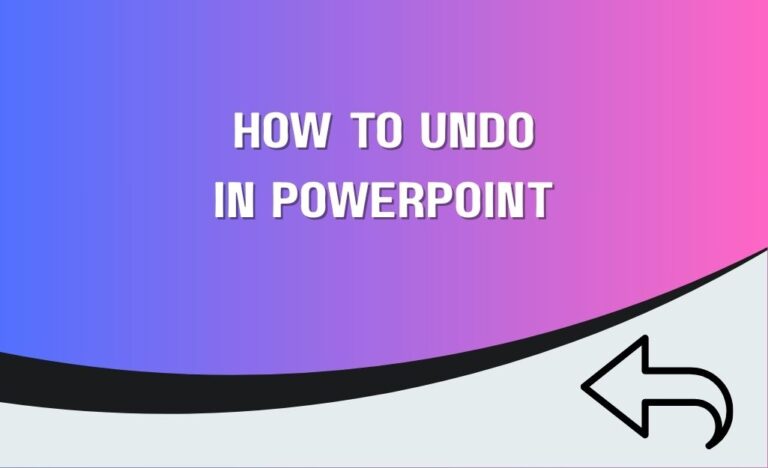how to undo in powerpoint graphic