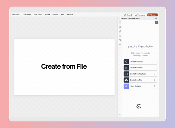 Word to PPT AI Converter | Twistly