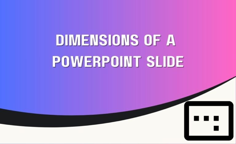 dimensions of a powerpoint slide graphic