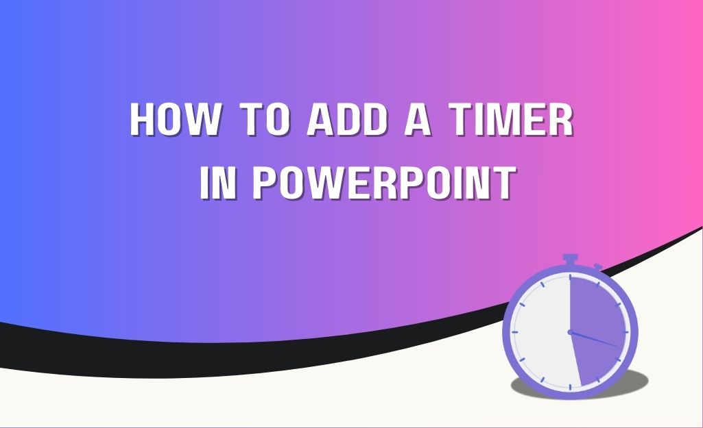 graphic for how to add a timer in powerpoint