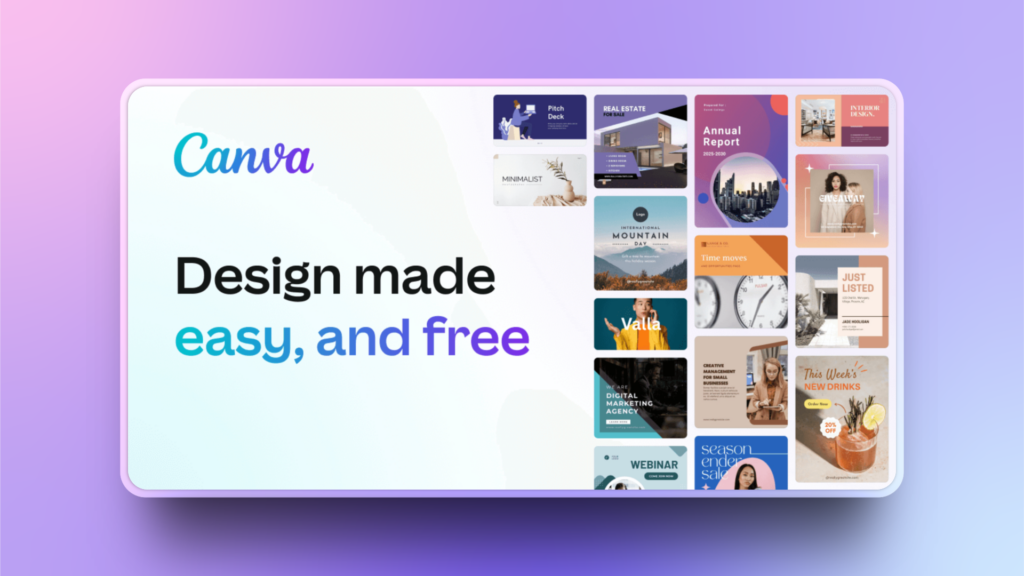 Canva for making presentation