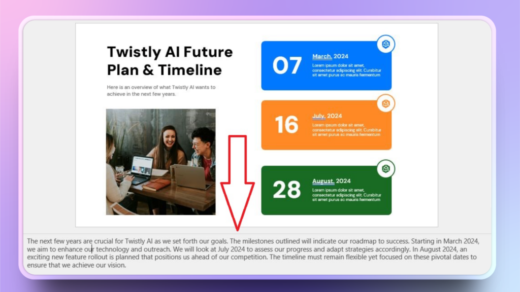 speaker notes with ChatGPT for PowerPoint