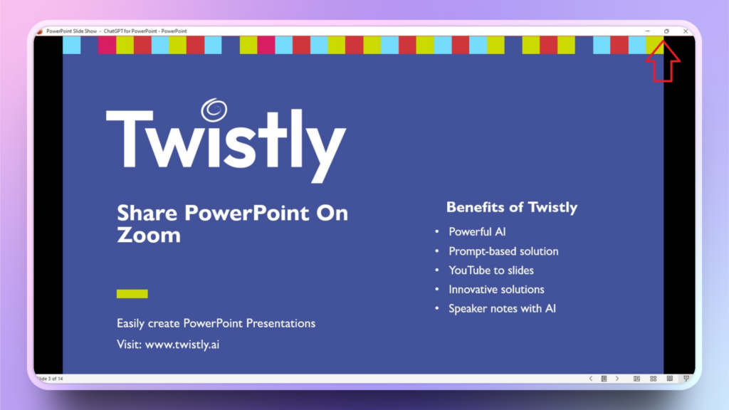 Share PowerPoint on Zoom