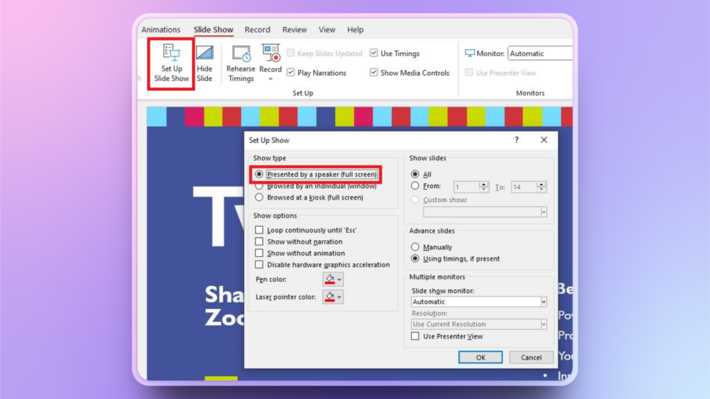 steps to Share PowerPoint on Zoom
