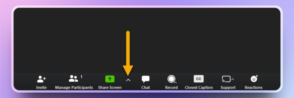 share screen on Zoom