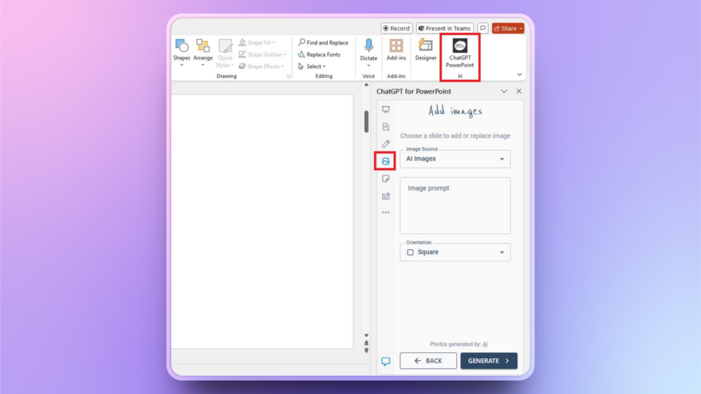 add decision tree in PowerPoint with Twistly