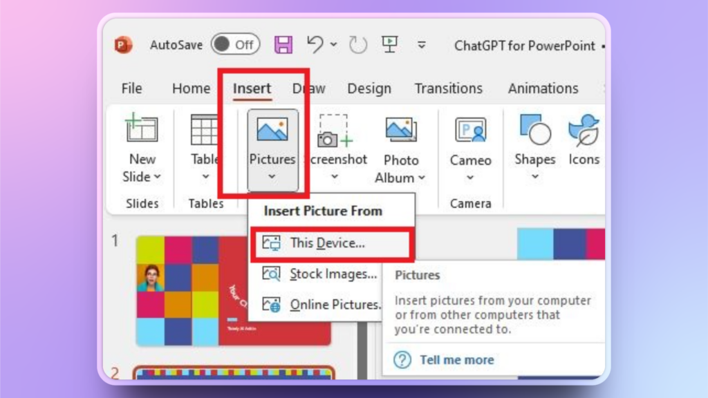 add an image to PowerPoint slide