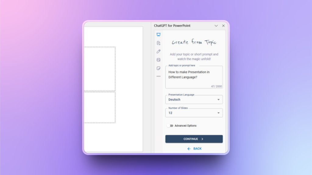 Make AI presentations with Twistly
