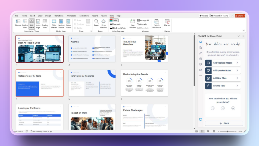 AI presentation with Twistly