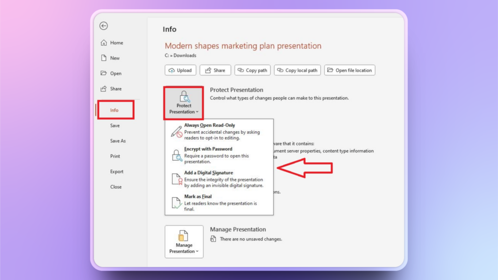 steps to enable editing in PowerPoint