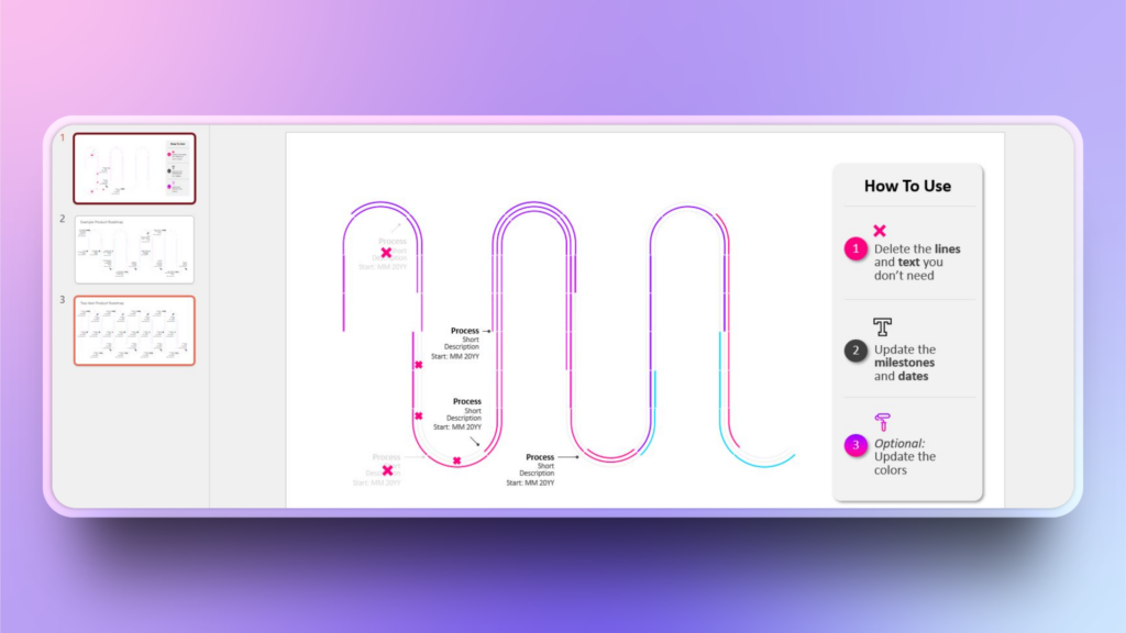 steps to Create a Roadmap in PowerPoint