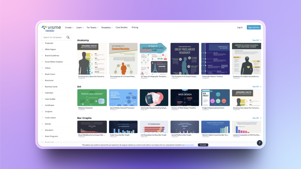 Visme alternative to PowerPoint