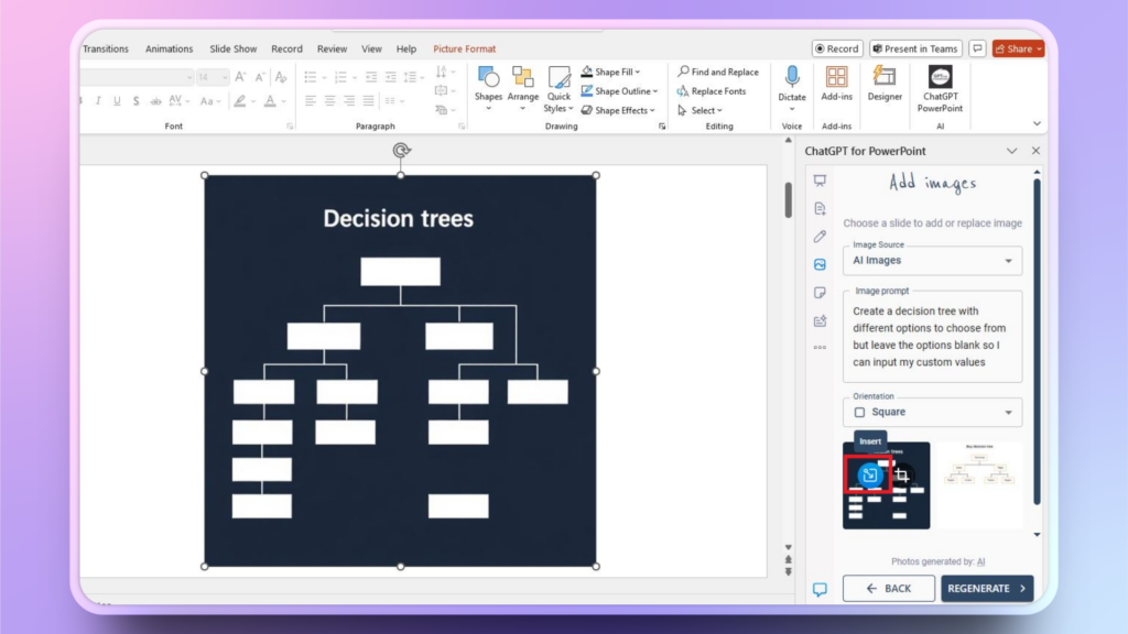 ChatGPT for PowerPoint