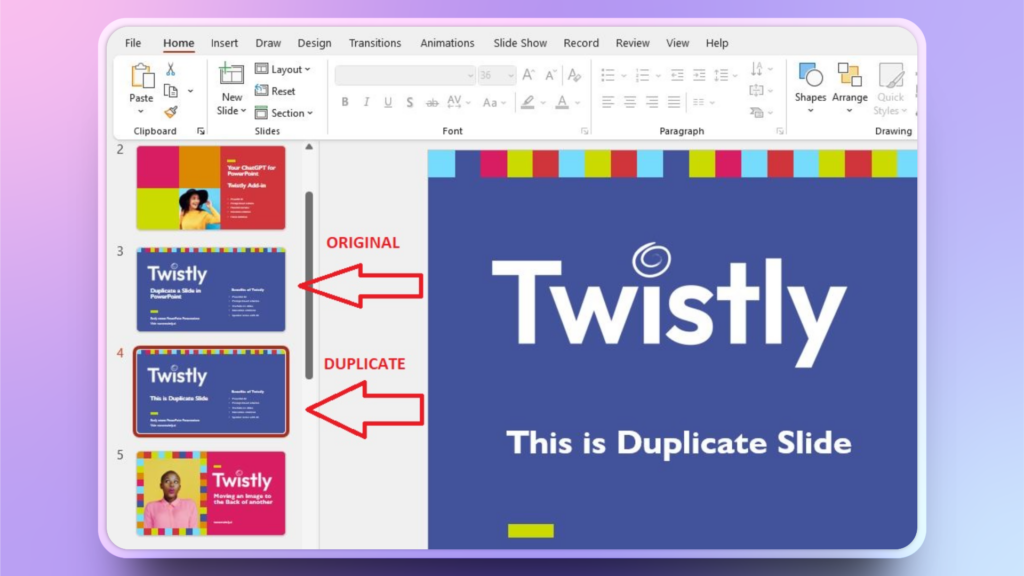make a copy slide