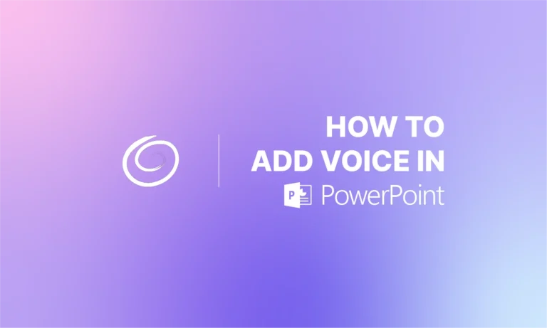 adding voice in powerpoint
