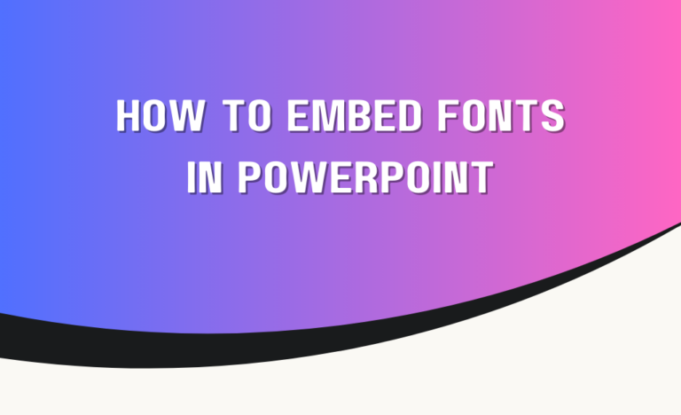how to embed fonts in powerpoint graphic