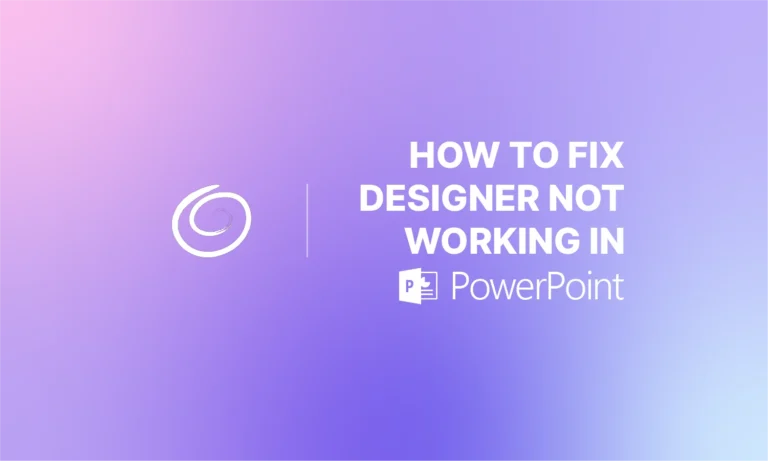 powerpoint designer troubleshoot
