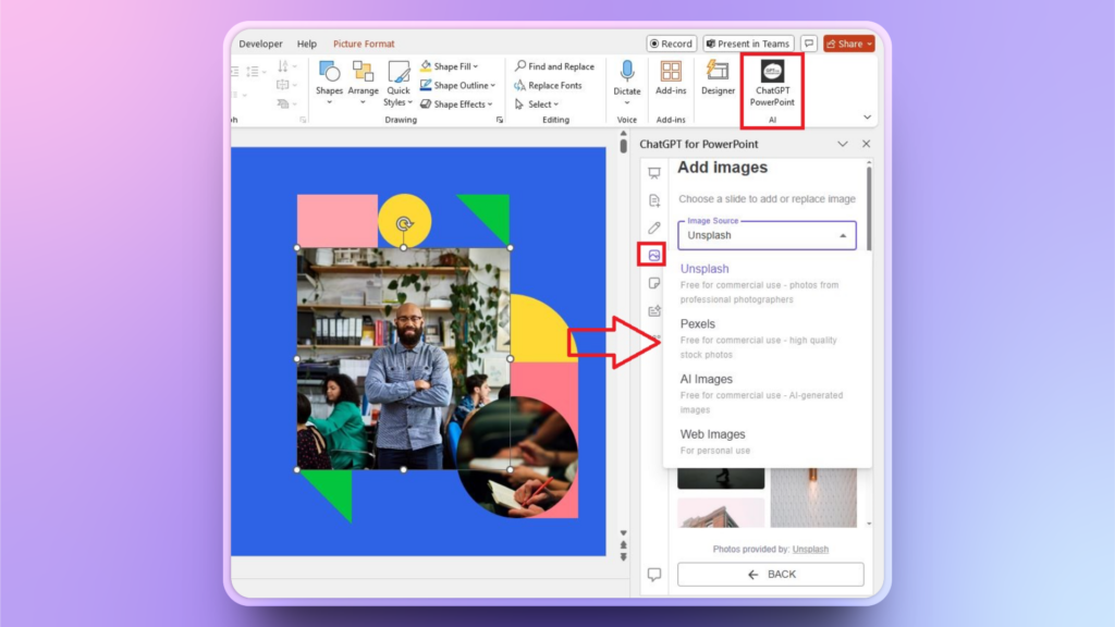 ChatGPT for PowerPoint Twistly