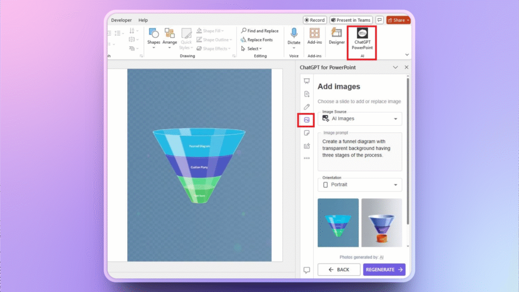 create funnel with AI