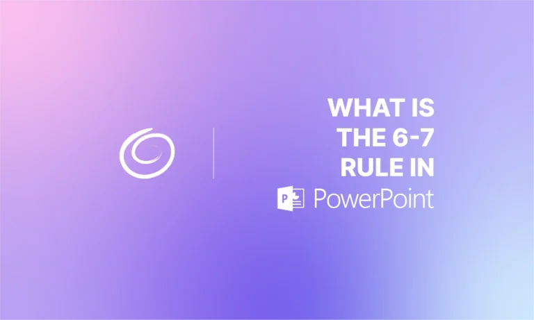 What is the 6-7 Rule in PowerPoint?