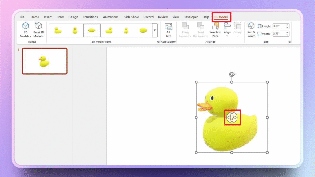 How to make a 3D diagram in PowerPoint
