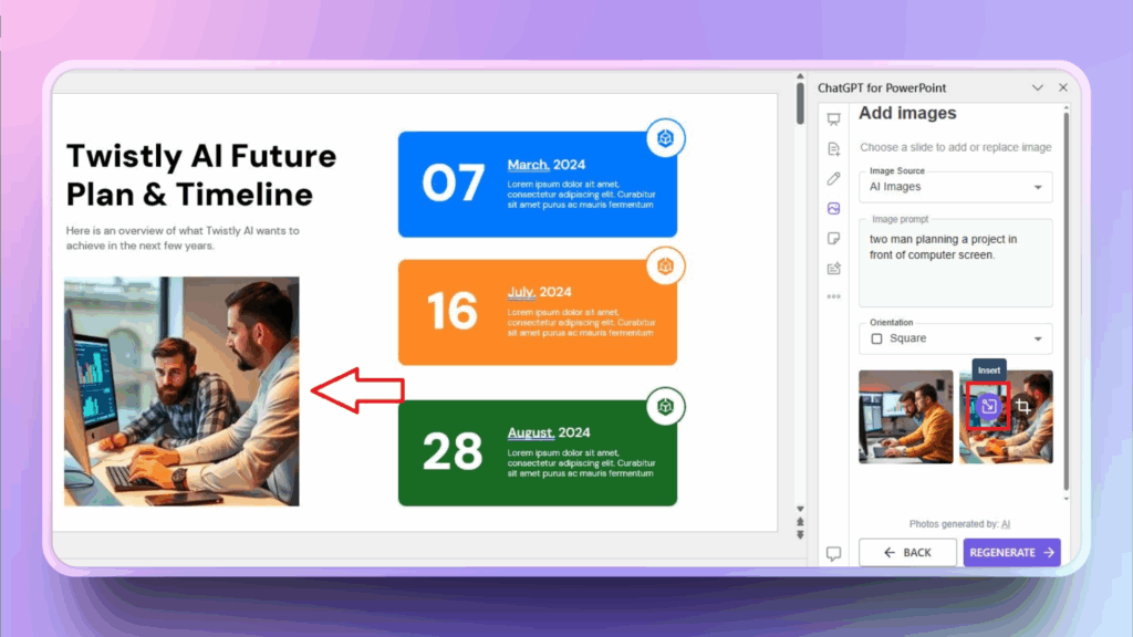 ChatGPT for PowerPoint